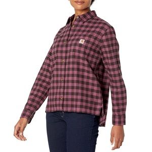 Carhartt Rugged Flex Loose-fit Midweight Flannel Plaid Shirt